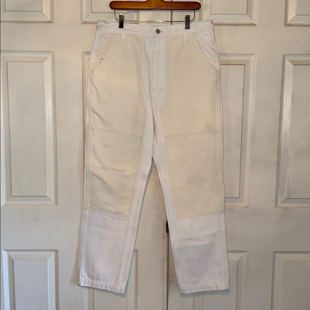 Madewell The Perfect Vintage Straight Jeans In Cream/White - Picture 4 of 11